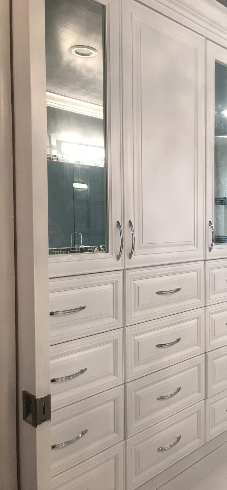Custom bath cabinetry